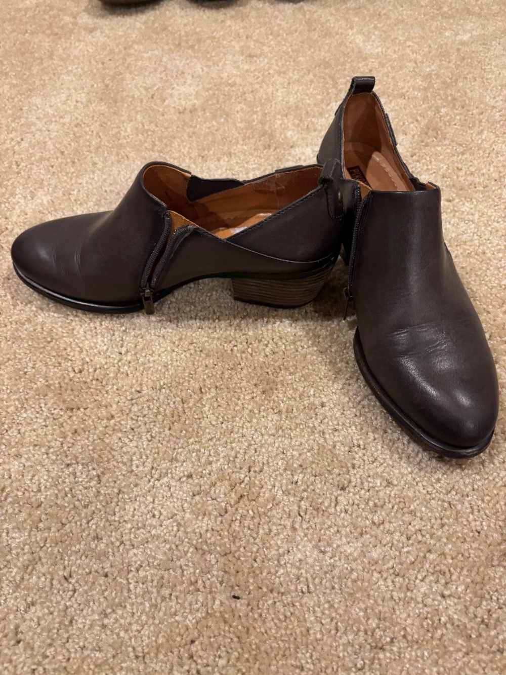Dark gray booties- Pikolinos